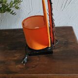 Lampe a poser orange vintage