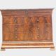 Louois Philippe chest of drawers with double ogees in mahogany and 19th century veneer
