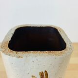 Herbarium vase by Raymonde Leduc in Vallauris 25 cm
