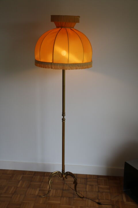 Brass floor lamp circa 1950