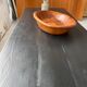 Table de ferme pin noire 250 cm
