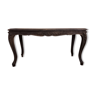 Banquette de piano en cannage de style Louis XV
