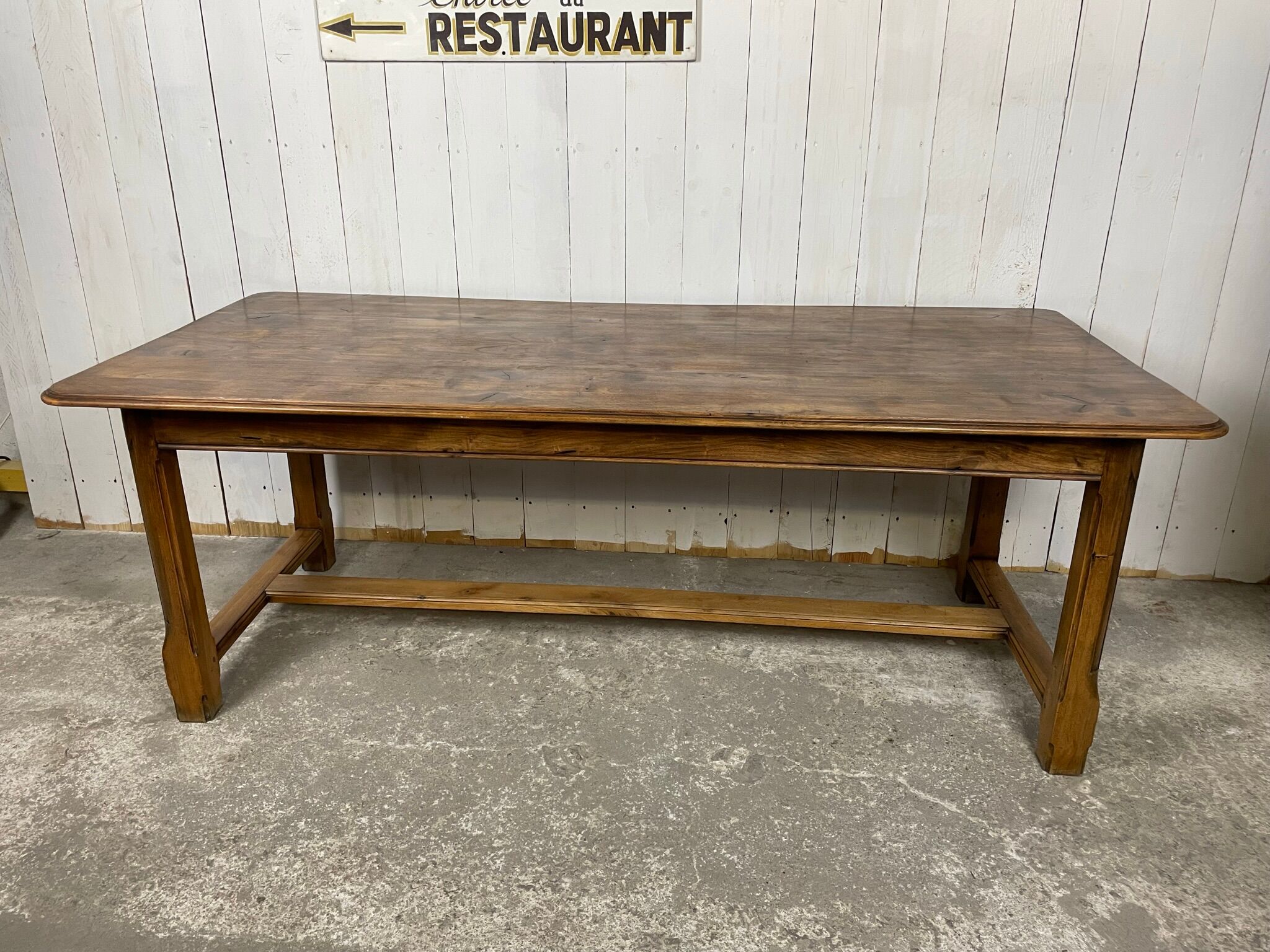 Walnut farmhouse table