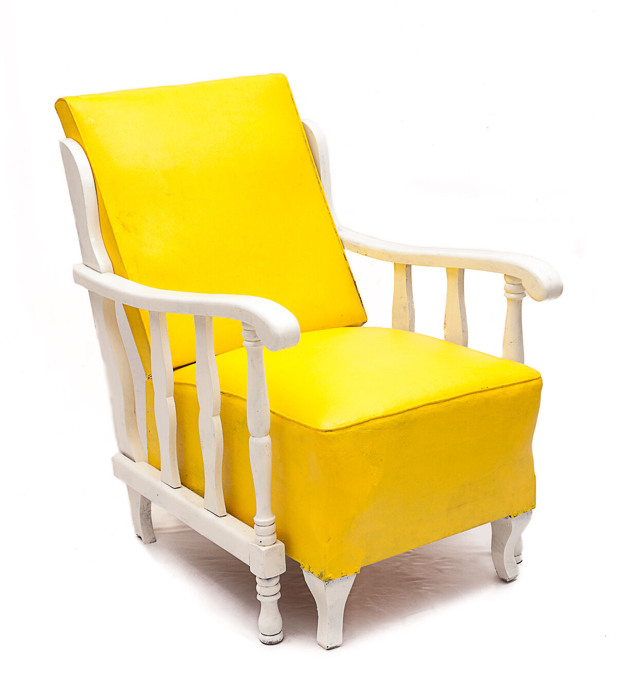 Vintage leather armchair, 1950