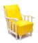 Vintage leather armchair, 1950