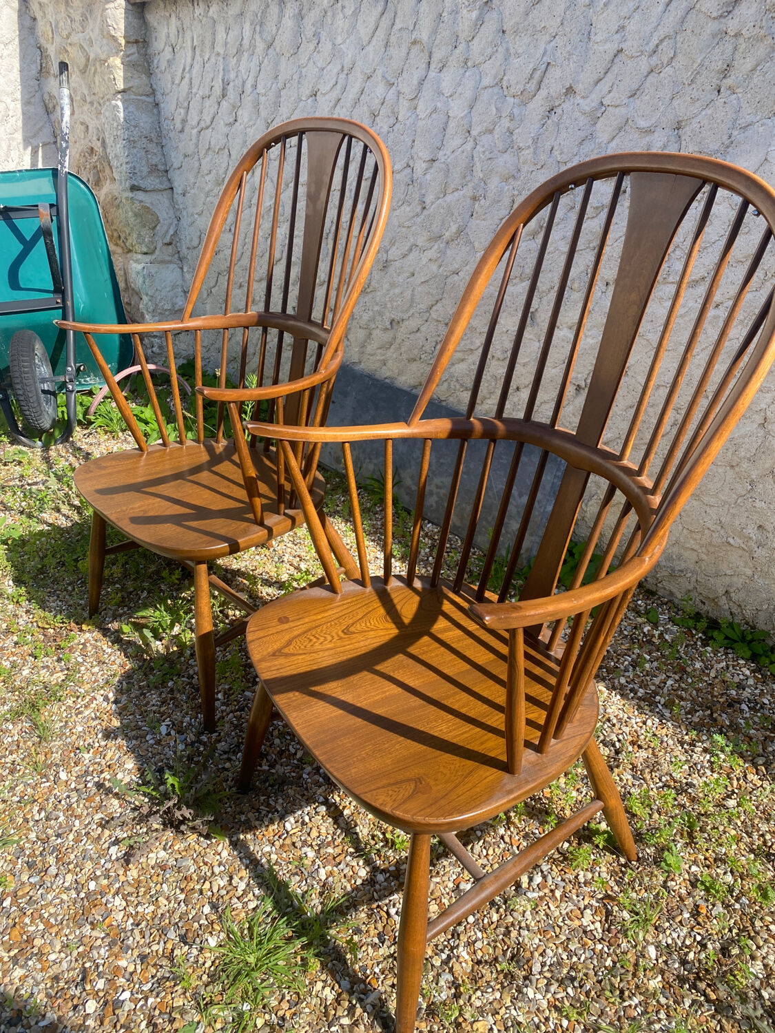 Pair of Ercol armchairs