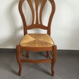 Series of 4 cherry wood chairs