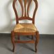 Series of 4 cherry wood chairs