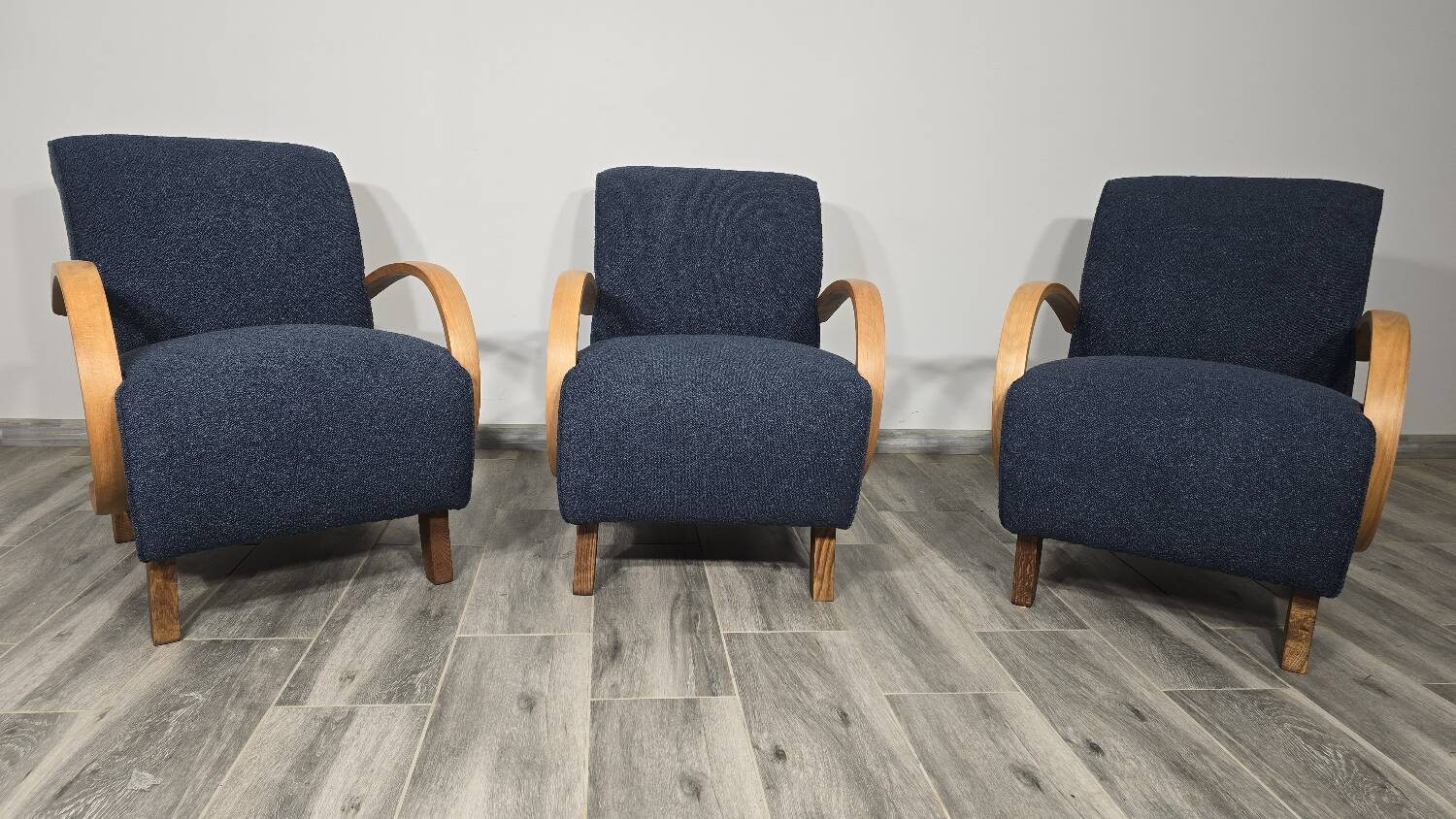 Set of Lounge Chairs by Jindrich Halabala, 1940s