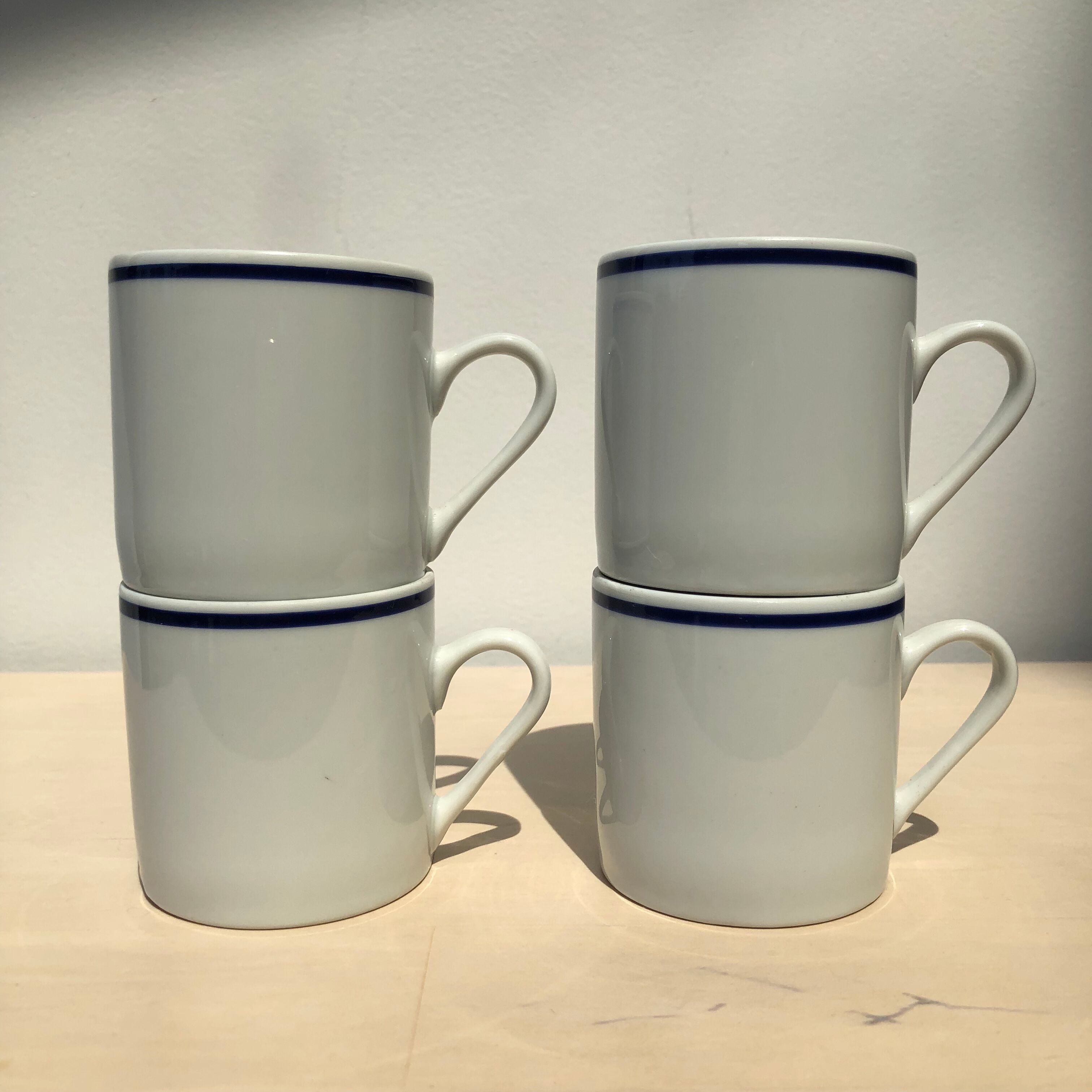 Porcelain coffee cups