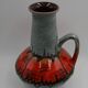 Ceramic vase Fat Lava 1 handle Carstens Germany