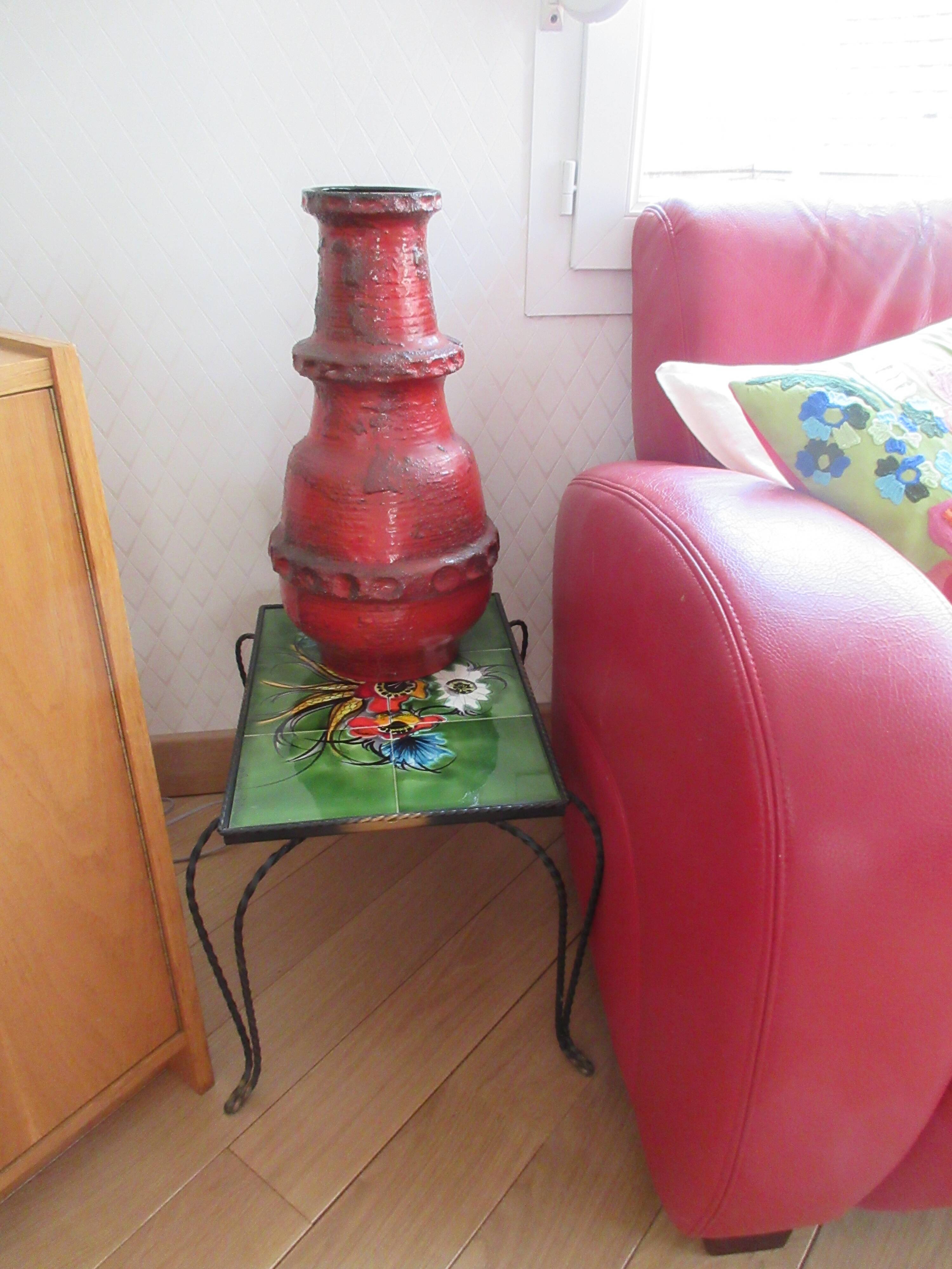Red vase 50cm Carstens Tunnieshof