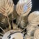 Masca golden flower applique