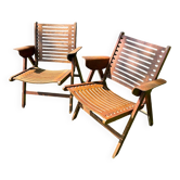 “Rex” folding armchairs by Niko Kralj