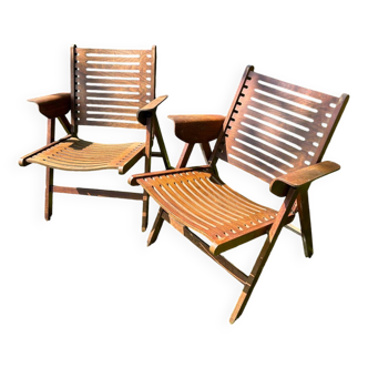 Fauteuils pliants « Rex » par Niko Kralj