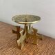 Brutalist bronze candleholder, 1970s
