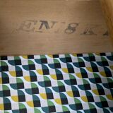 1950s schoolmaster's desk in solid oak