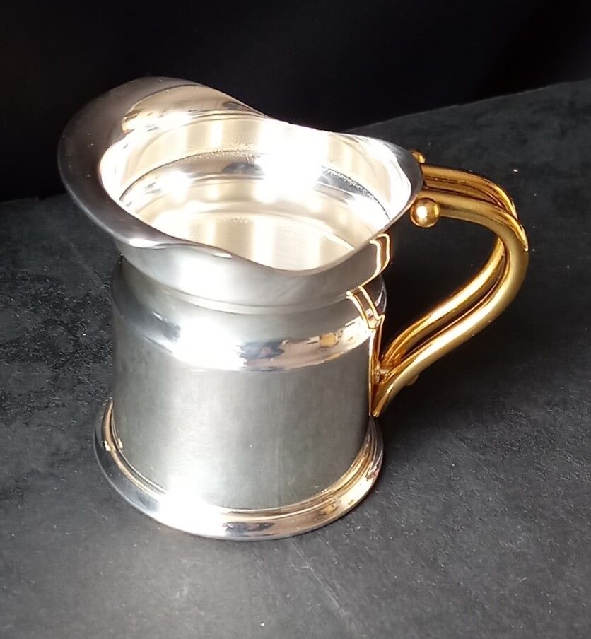 Coffee service (tray, coffee maker, creamer, sugar bowl, sugar tongs) Orfevrerie Vuillermet