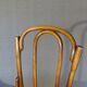 Fake pair of Kohn and Turpe tanned bistro chairs, circa 1900,