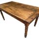 Table de ferme Louis Philippe en noyer 19’s