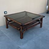 Table basse en bambou