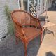 4 'Faux Bamboo' Dining Chairs Italian Giorgetti