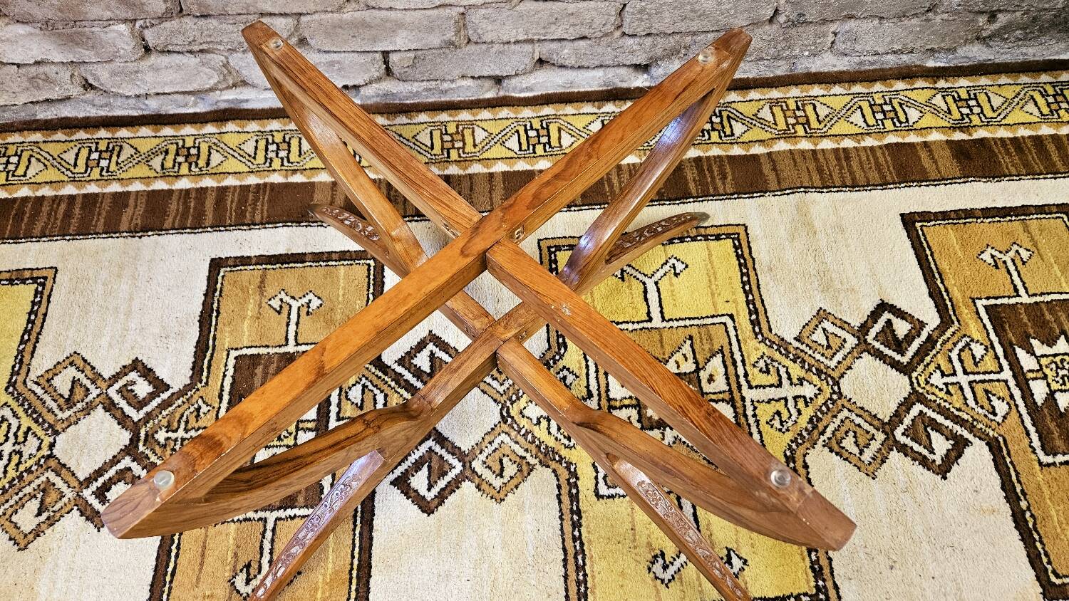 Vintage 1960s spider leg coffee table