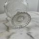Presentation dish compote in blown glass
