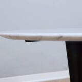Mid century organic design tripode marble coffee table 1950s