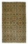 Vintage Turkish Floral Rug Orange and Green 263 x 158 cm