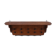 Art deco solid oak wall coatrack, Dutch, 1925