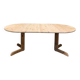 Table ronde à rallonge en sapin