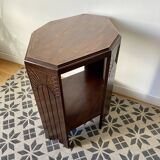 Art deco mahogany side table