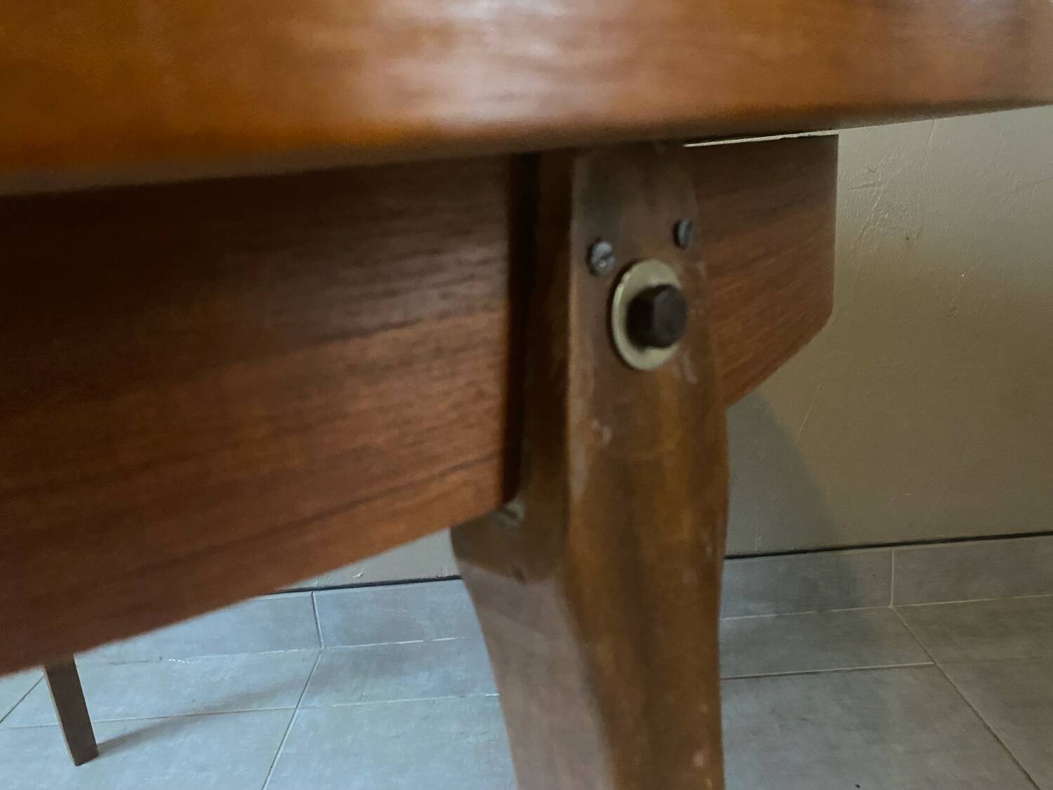 Vintage round table from the 60s