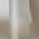 Lamp wall lamp vintage tube sandblasted glass and mounting chrome