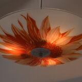 Mid-century glass pendant,1960's.