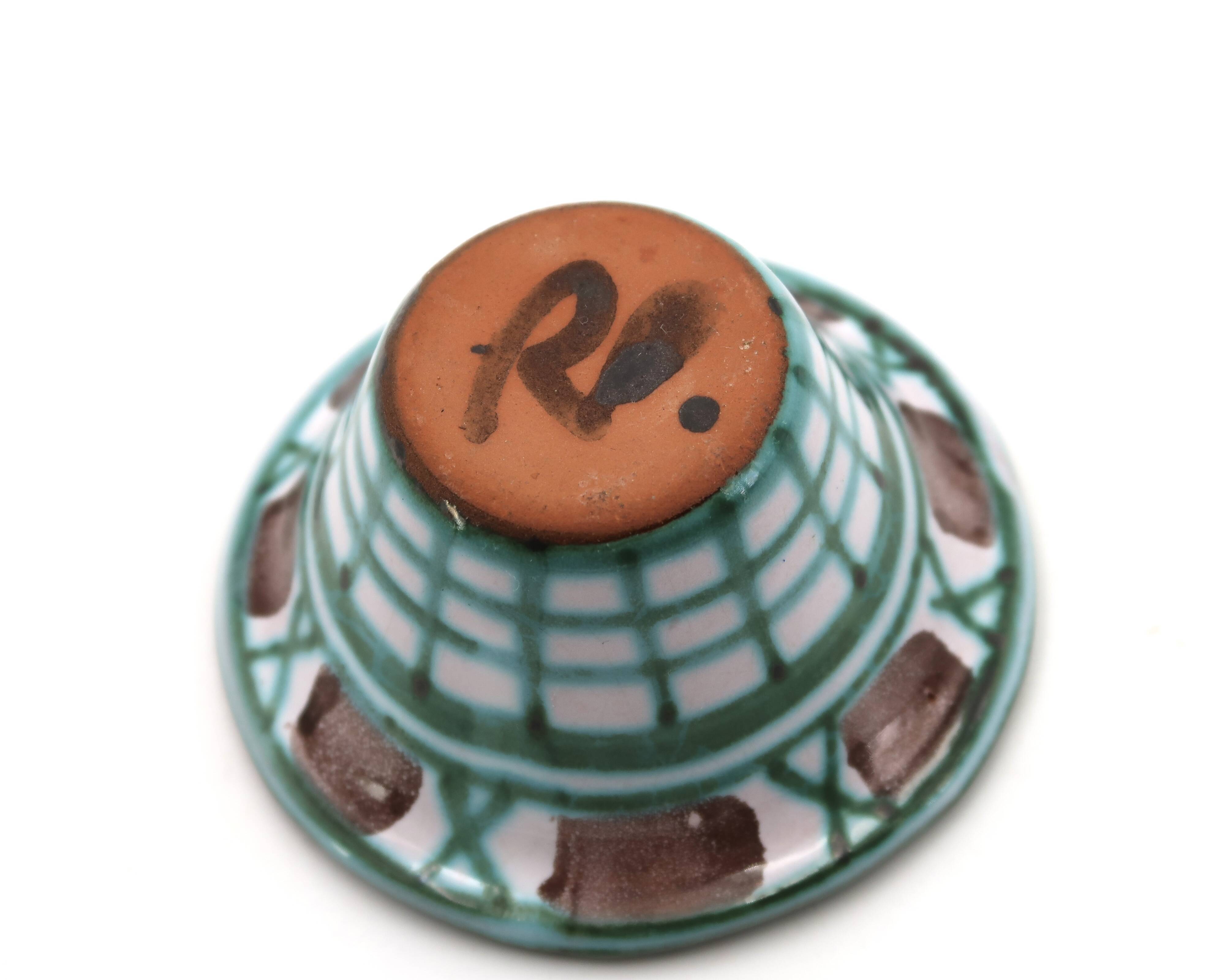 Ceramic flowerpot by Robert Picault, Vallauris, 1960s