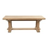 Raw wood high table