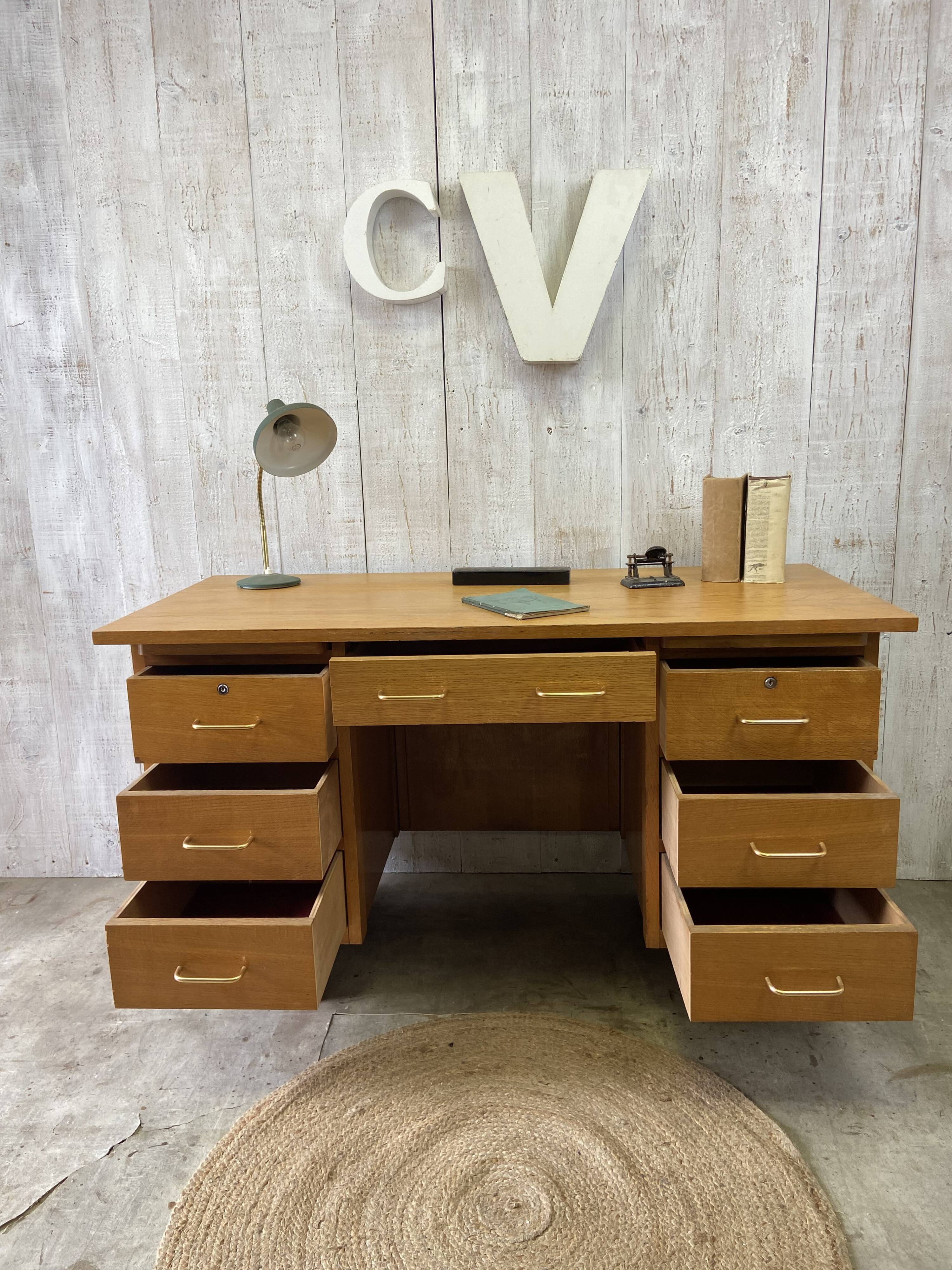 Vintage desk set and Baumann chair