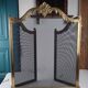 Antique Brass Fire Screen, Louis XV Style, L 83 cm / H 55 cm