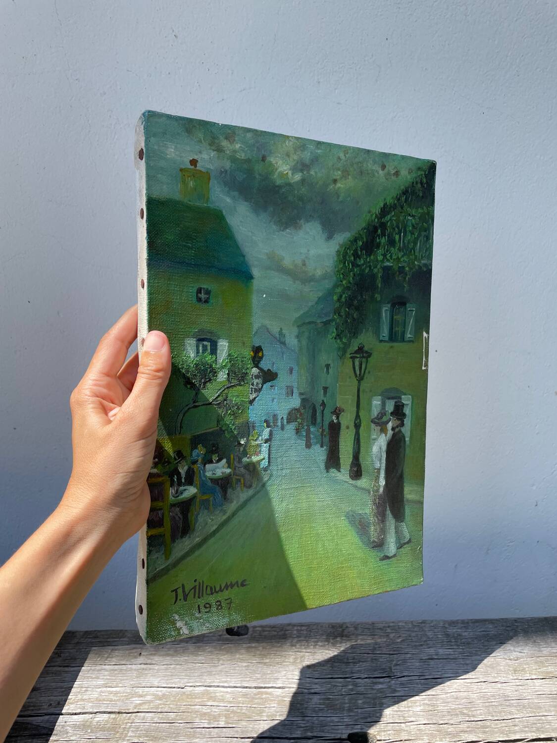 Oil painting Paris Montmartre
