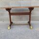 Table bistrot en bois courbé et laiton 1930