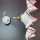 Old Suspension complete lampshade pleated glass wall lamp vintage ceiling lamp
