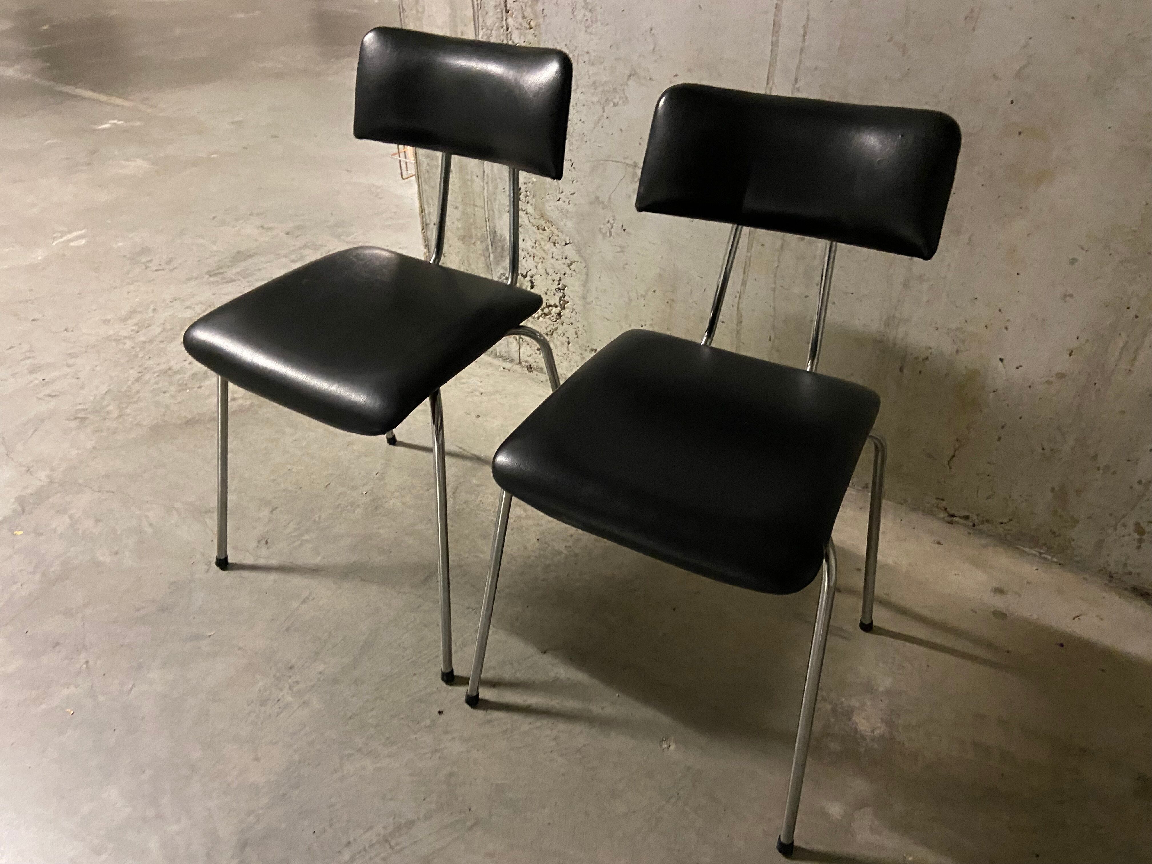 Pair of factory chairs