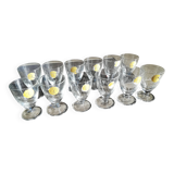12 verres en cristal modèle Saar par Villeroy & Boch