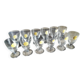 12 verres en cristal modèle Saar par Villeroy & Boch