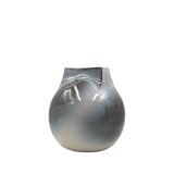Mid-century Modern spherical gres vase, Franco Bucci Italy ca. 1970