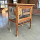 Vitrine / meuble à thé / meuble vitrine vintage en bois