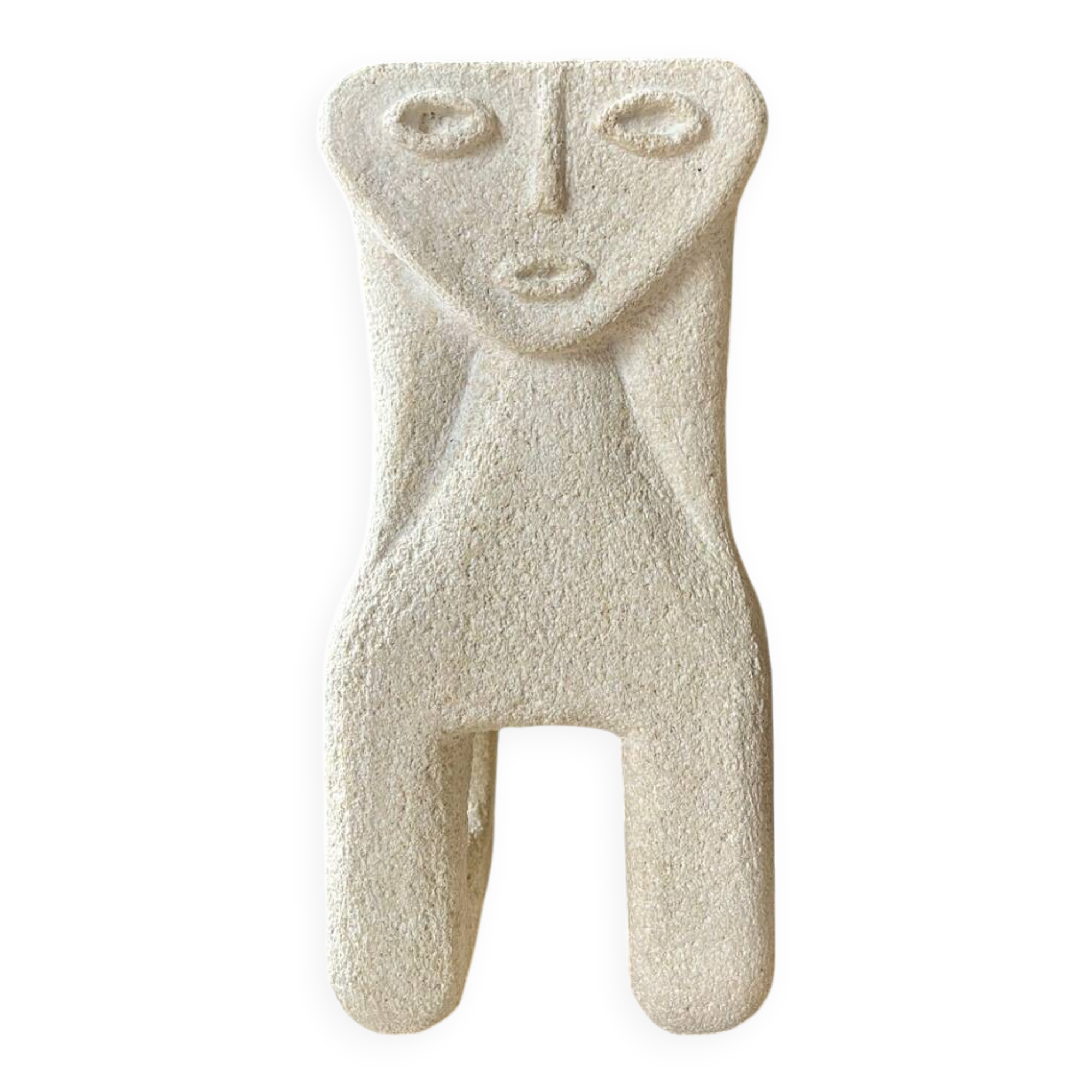 Stone lamp sculpture by the sculptor Albert TORMOS.