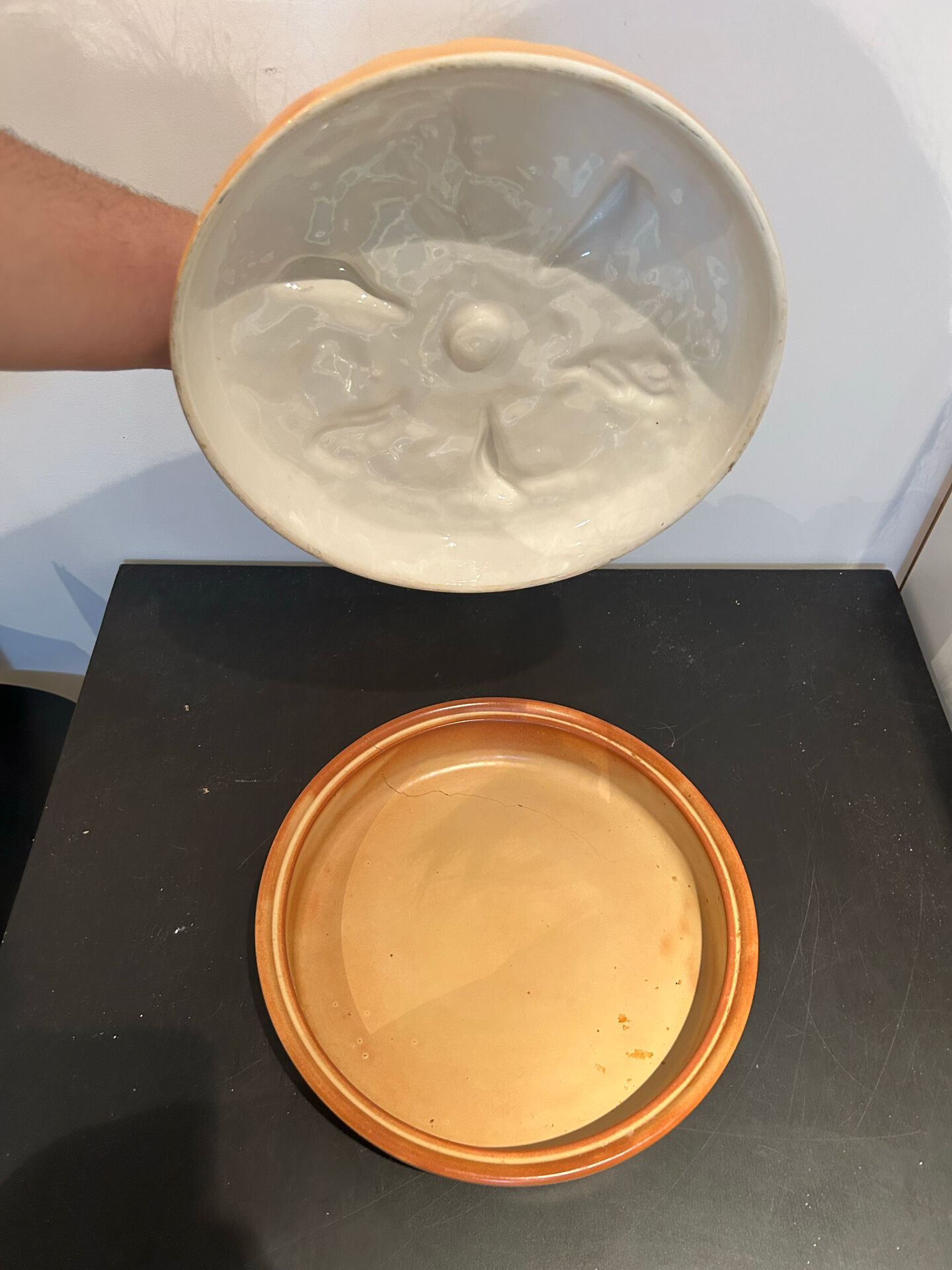 Vintage pie dish